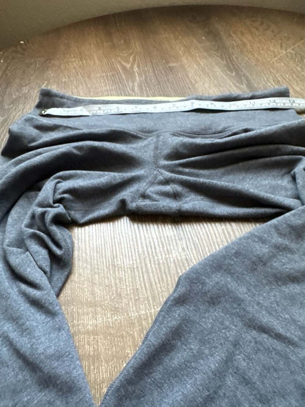 Lululemon Still Falling Crop Leggings Charcoal Gray Green Size 6 - Picture 8 of 8